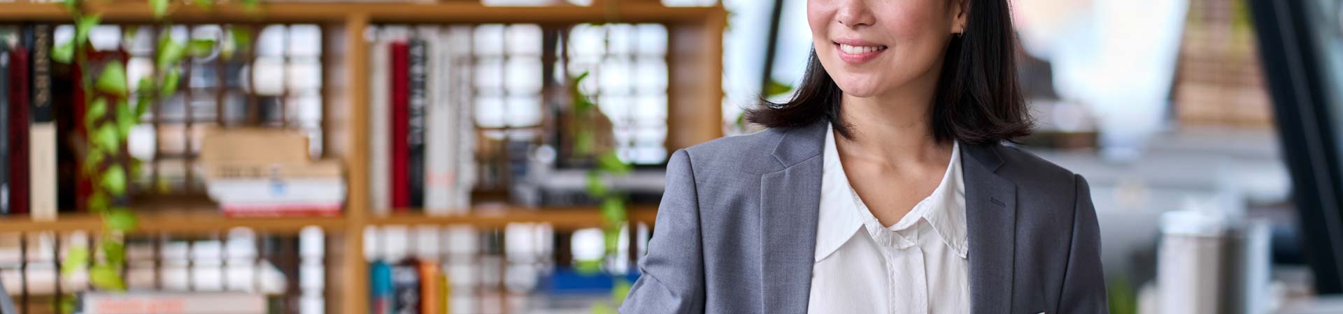 woman dressed professionally